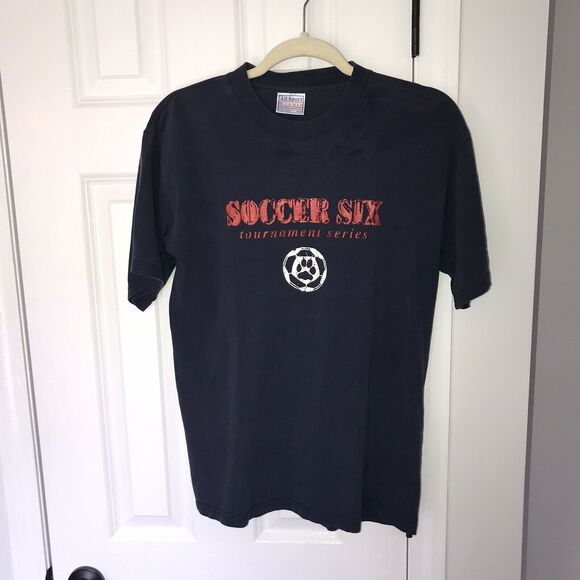 Vintage Soccer Six Tournament T-Shirt Men’s M Vtg - Picture 1 of 4